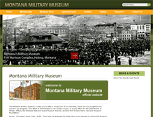 Tablet Screenshot of montanamilitarymuseum.org